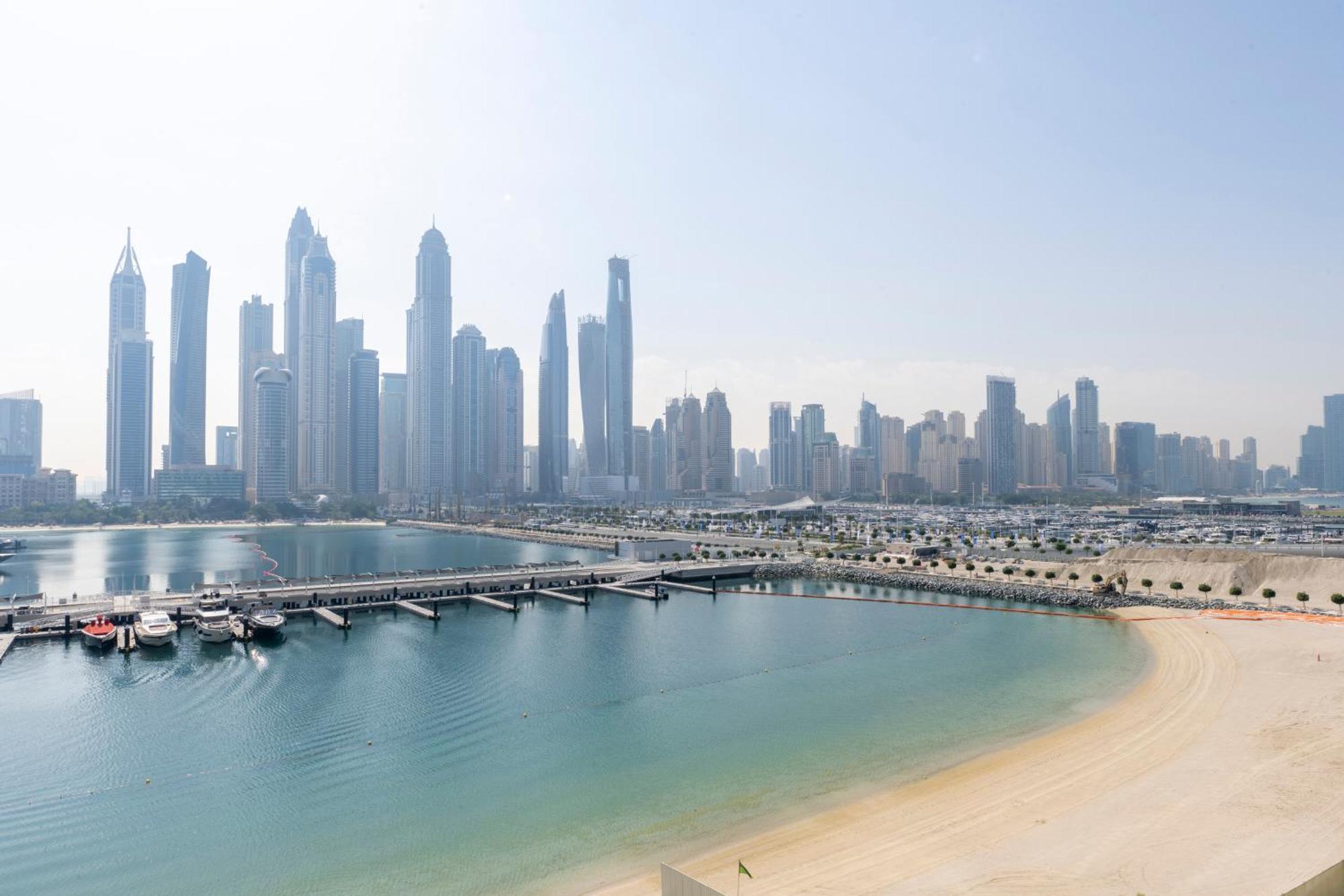 Ultra Luxury Emaar Beachfront - Private Beach And Pool Dubai Ngoại thất bức ảnh