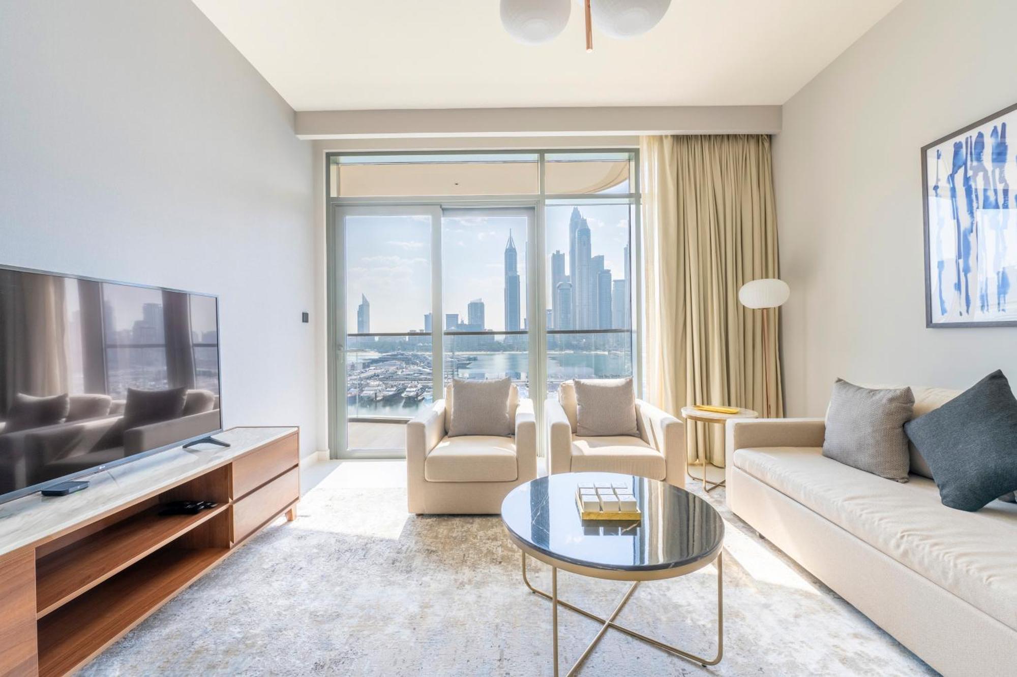 Ultra Luxury Emaar Beachfront - Private Beach And Pool Dubai Ngoại thất bức ảnh