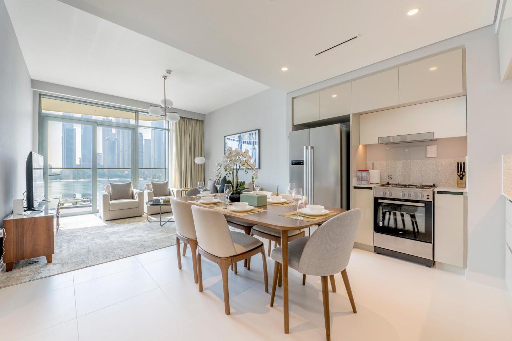 Ultra Luxury Emaar Beachfront - Private Beach And Pool Dubai Ngoại thất bức ảnh